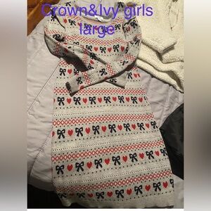 Crown and ivy (Belk) sweater dress girls